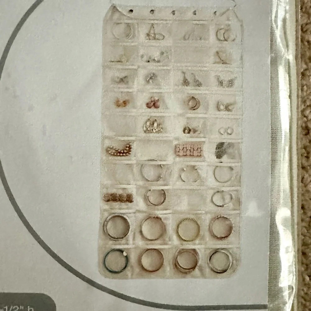 The Container Store Cream Jewelry Organizer